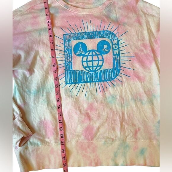 Walt Disney World Tie Dye Mickey and Castle  Lounge Pullover - Picture 9 of 11